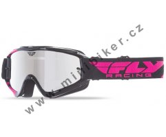Motocrosové brýle Fly Racing RS černo růžová