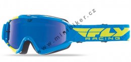 Motocrosové brýle Fly Racing RS modro žlutá