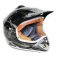 Moto helma Cross Nitro Racing černá
