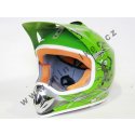 Moto přilba Nitro Racing zelená XL 57-58cm