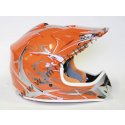 Moto helma Nitro oranžová M 53-54cm