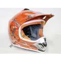 Moto helma Nitro oranžová M 53-54cm
