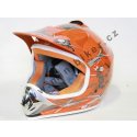 Moto helma Nitro oranžová XL 57-58cm