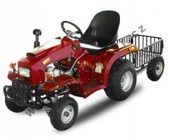 Nitro Traktor 110 cc s vozíkem červený