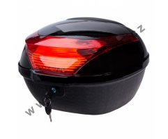 Motokufr Pengmale 26 litrů - kufr na motorku s opěrkou černý