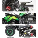 Nitro dětská čtyřkolka Python Deluxe 49 cc červená
