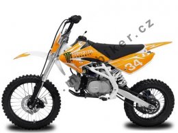 Nitro pitbike Thunder 125 cc 17x14 oranžová