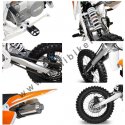 Nitro pitbike Thunder 125 cc 17x14 oranžová